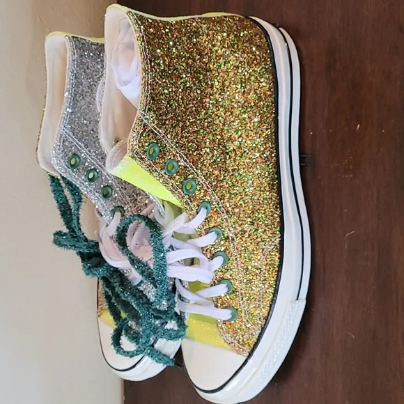 J.W. Anderson Converse Chuck Taylor High Top Sneakers Unisex M-11 W-13 Glitter