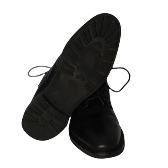 JWN John W. MSRamiro Leather Upper/Leather Lining ,Black Lace-up Ankle Bootie 11