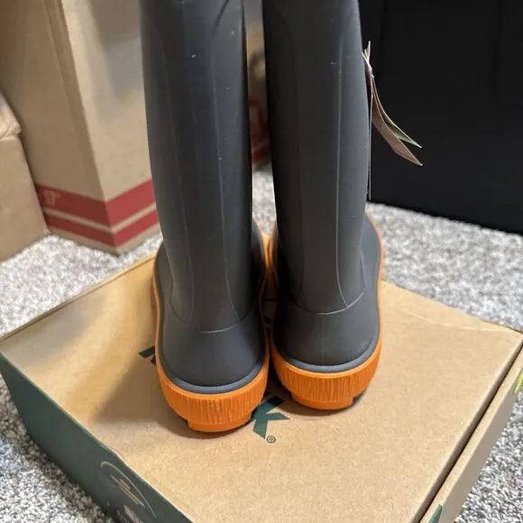 KAMIK Kids Riptide Charcoal Rain Boots‎ (EK6285Y-CHA)