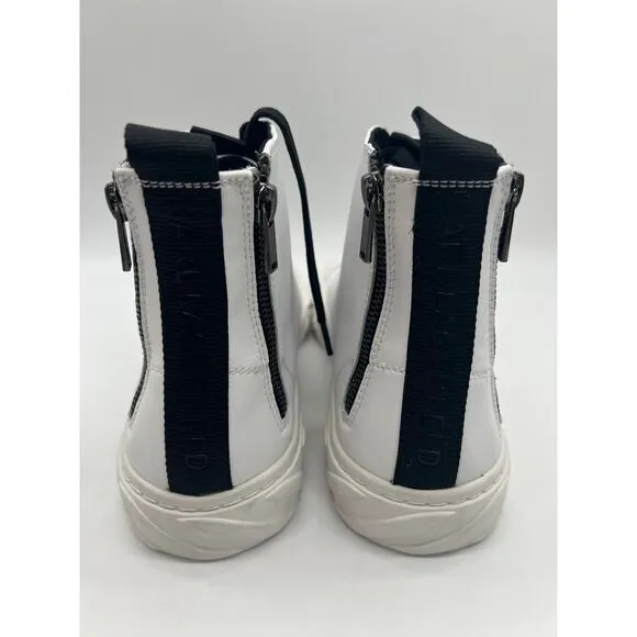 Karl Lagerfeld Men's Paris Sneakers High Top Heel Zip LF1S2108 Size 10M📦