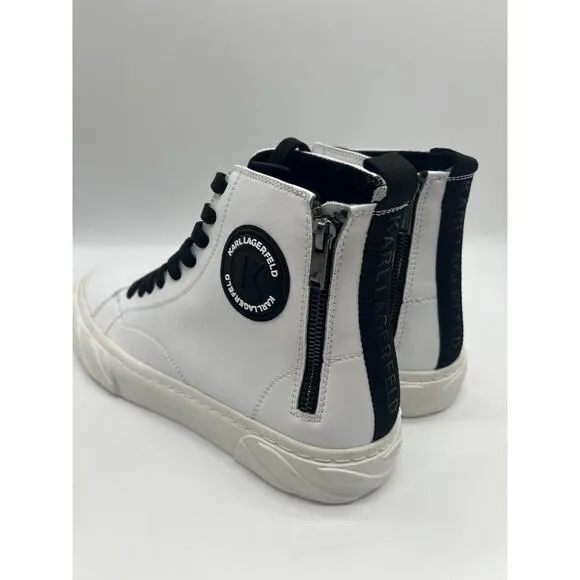 Karl Lagerfeld Men's Paris Sneakers High Top Heel Zip LF1S2108 Size 10M📦