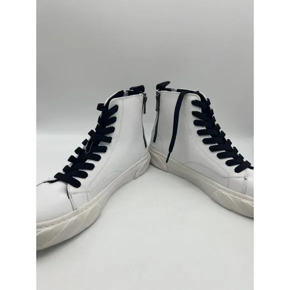Karl Lagerfeld Men's Paris Sneakers High Top Heel Zip LF1S2108 Size 10M📦