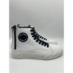 Karl Lagerfeld Men's Paris Sneakers High Top Heel Zip LF1S2108 Size 10M📦
