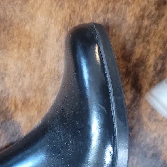 Kate Spade boots black rubber rain boots sz 6