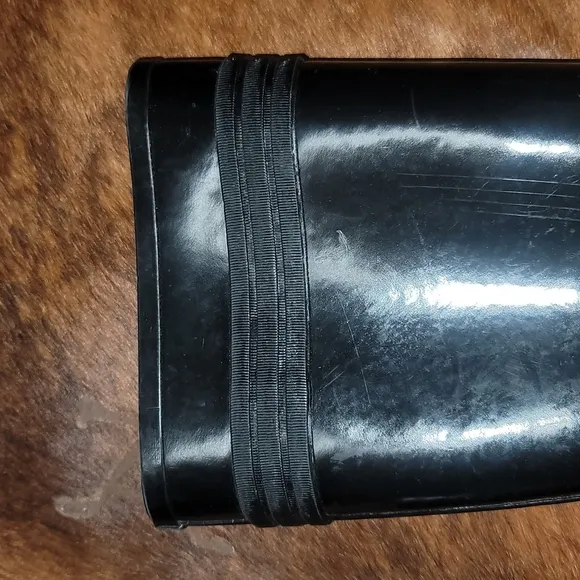 Kate Spade boots black rubber rain boots sz 6