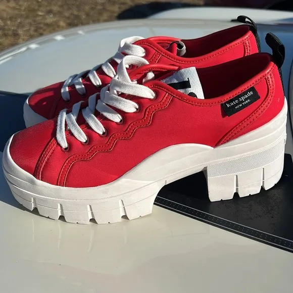 Kate Spade New York Red Upstate Sneakers