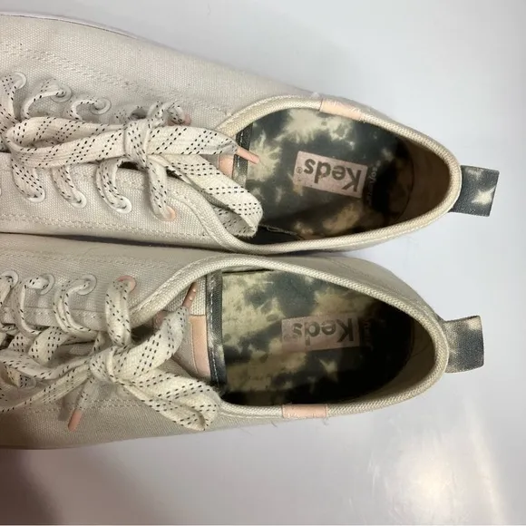 Keds Triple Up white canvas platform Sneakers size 8.5
