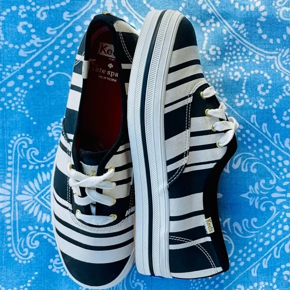 KEDS x KATE SPADE TRIPLE UP PLATFORM SNEAKERS SIZE 8.5