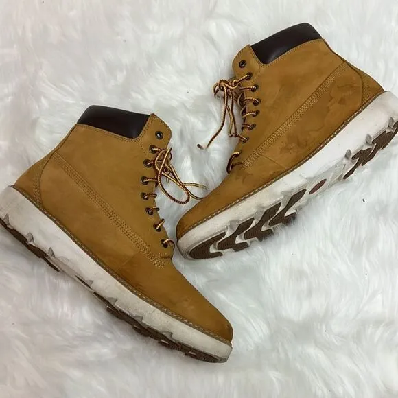 Keeley Field Timberland Lace Up Wheat Nubuck Boots A18