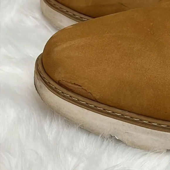 Keeley Field Timberland Lace Up Wheat Nubuck Boots A18