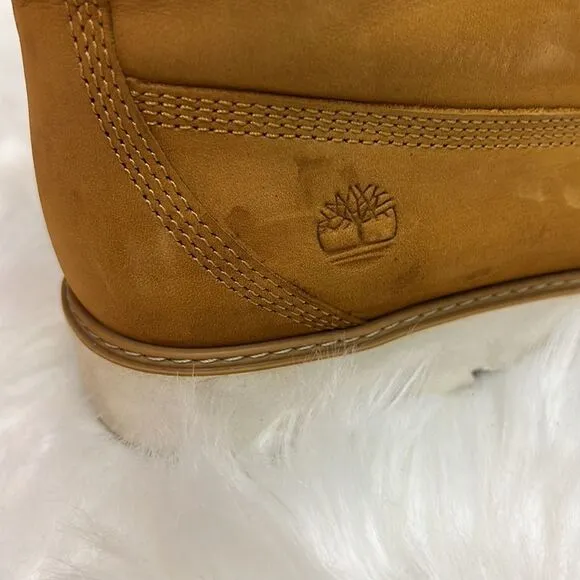 Keeley Field Timberland Lace Up Wheat Nubuck Boots A18