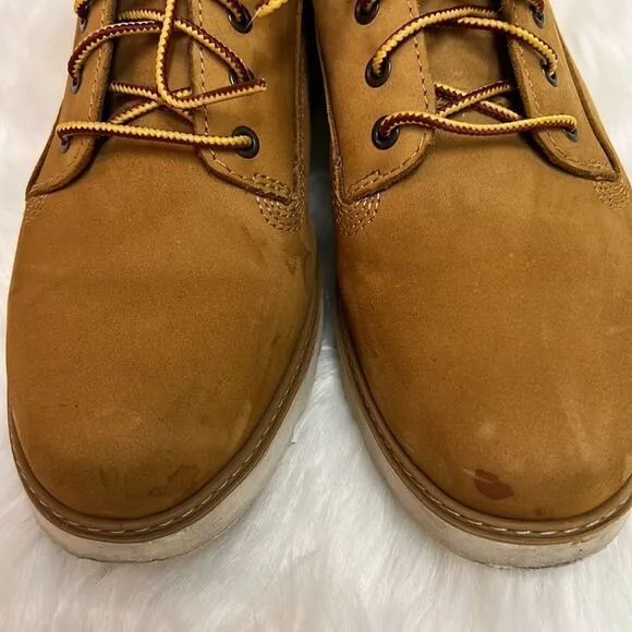 Keeley Field Timberland Lace Up Wheat Nubuck Boots A18