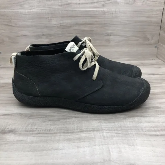 Keen Ankle Boots Mens 13 Mosey Black Nubuck Leather Lace Up Chukka Shoes