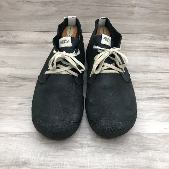 Keen Ankle Boots Mens 13 Mosey Black Nubuck Leather Lace Up Chukka Shoes