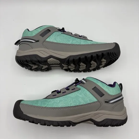 Keen Big Kids Size 4 Targhee Vent Sport Hiking Shoes Waterfall Vapor New Unisex