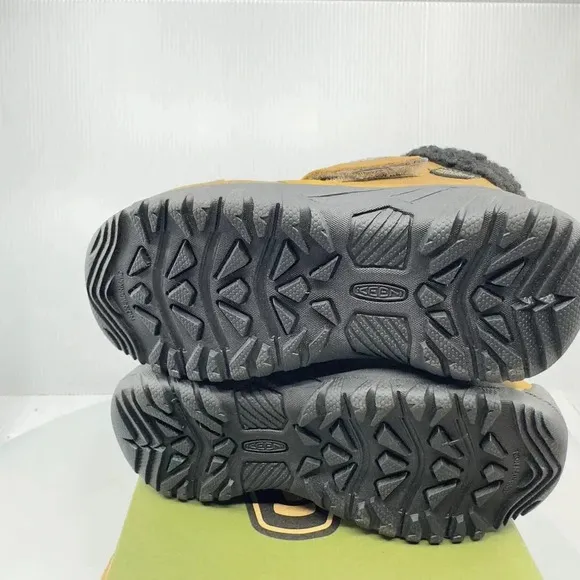 Keen Kids  Chukka Boots Kootenay IV Mid Hook &amp; Loop Ankle Shoes Brown Size 11