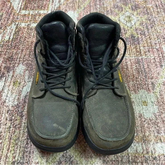 Keen Men’s Composite Toe Waterproof High Top Lace Up Boots Size 9