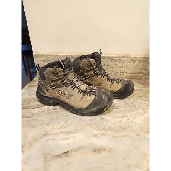 Keen Men's Mid Braddock WP Steel Toe Work Boots 1011243D Olive Green Size 12