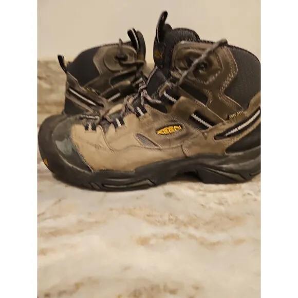 Keen Men's Mid Braddock WP Steel Toe Work Boots 1011243D Olive Green Size 12
