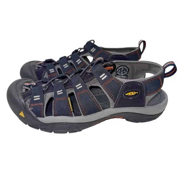 KEEN Men’s Size 10 Newport H2 Closed Toe Water Sandals Dark Blue Hiking Outdoors