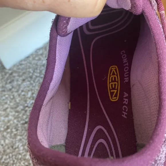 Keen Purple Contour Arch Lace Up Sneakers Shoes, Women’s 9.5, 1018997