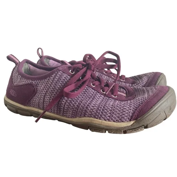 Keen Purple Contour Arch Lace Up Sneakers Shoes, Women’s 9.5, 1018997