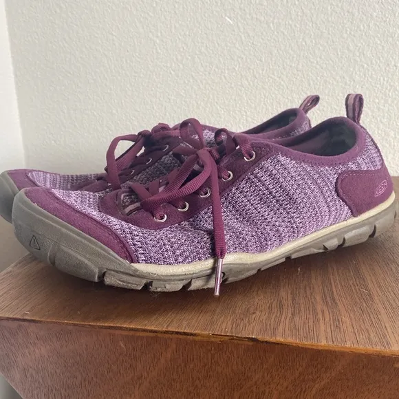 Keen Purple Contour Arch Lace Up Sneakers Shoes, Women’s 9.5, 1018997