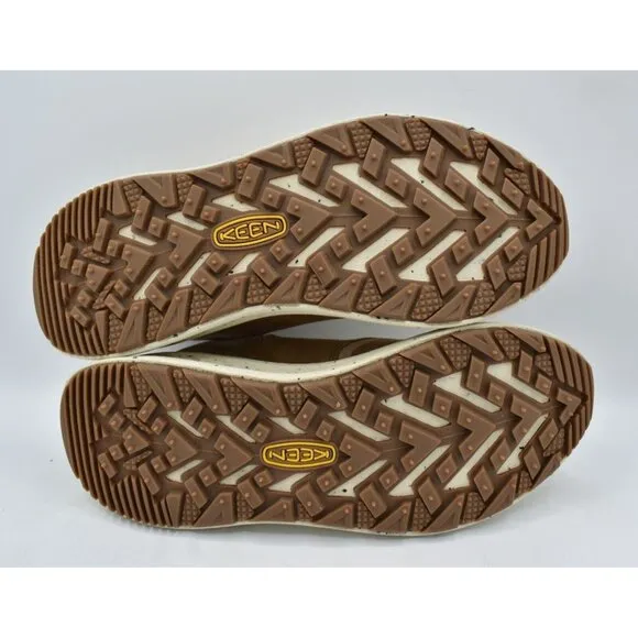 Keen Womens Size 10 WK400 Leather Safari Birch Walking Shoes Sneakers
