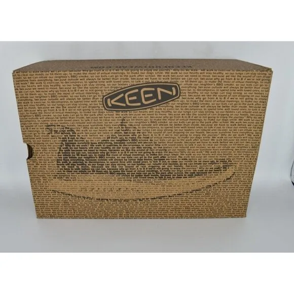 Keen Womens Size 10 WK400 Leather Safari Birch Walking Shoes Sneakers