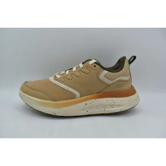 Keen Womens Size 10 WK400 Leather Safari Birch Walking Shoes Sneakers