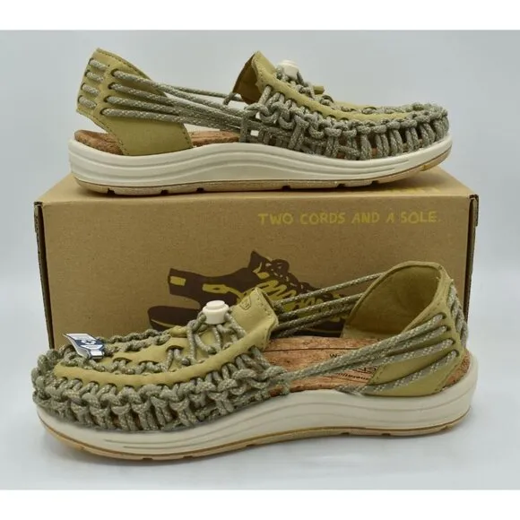 Keen Womens Size 11 Uneek II Harvest Khaki Olive Sandals Shoes