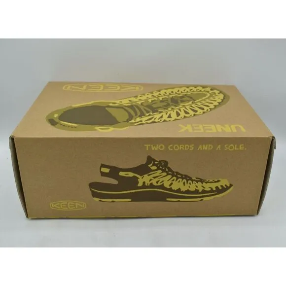 Keen Womens Size 9.5 Uneek II Harvest Black Sandals Shoes