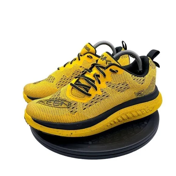 Keen Women's WK400 Walking Shoe Size 9.5 Yellow / Black 1027484