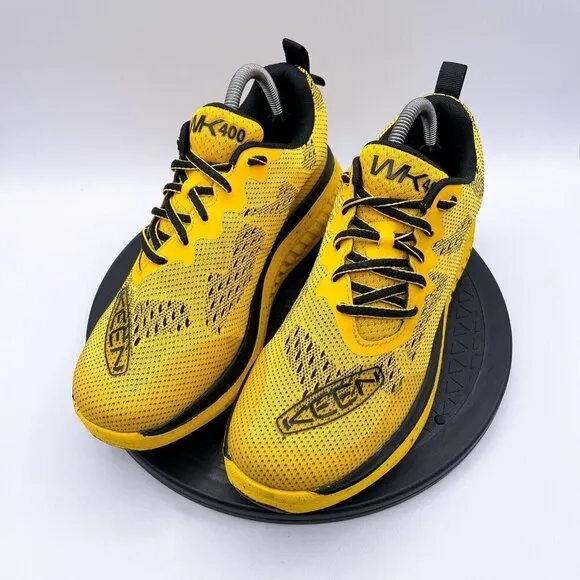 Keen Women's WK400 Walking Shoe Size 9.5 Yellow / Black 1027484