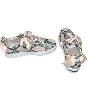 Kennel &amp; Schmenger Rose Snake Platform Sneaker