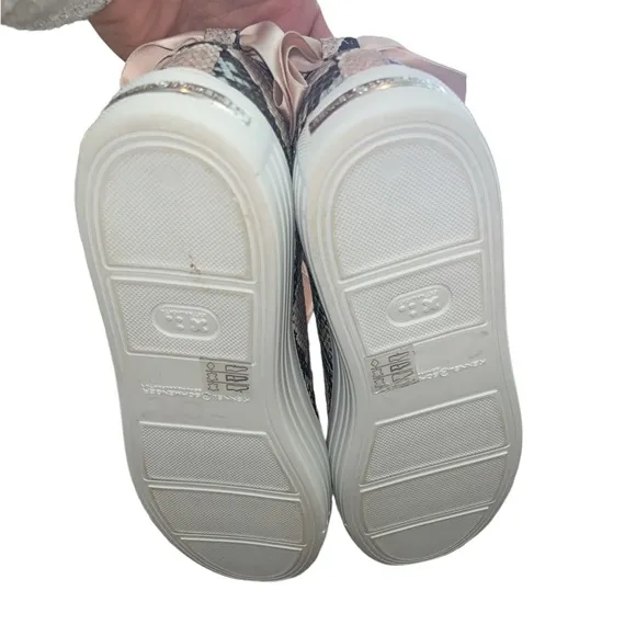Kennel &amp; Schmenger Rose Snake Platform Sneaker