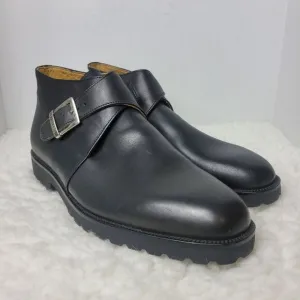 Kenneth Cole New York Men's Boots Size 11 Double Buckle Side Black Chukka Shoes