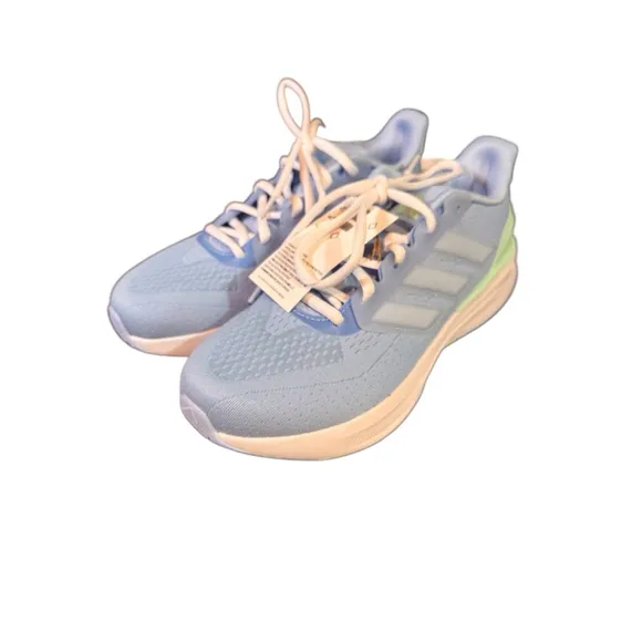 Kids Adidas UltraRun 5 J Running Shoes, Size 6, Light Blue