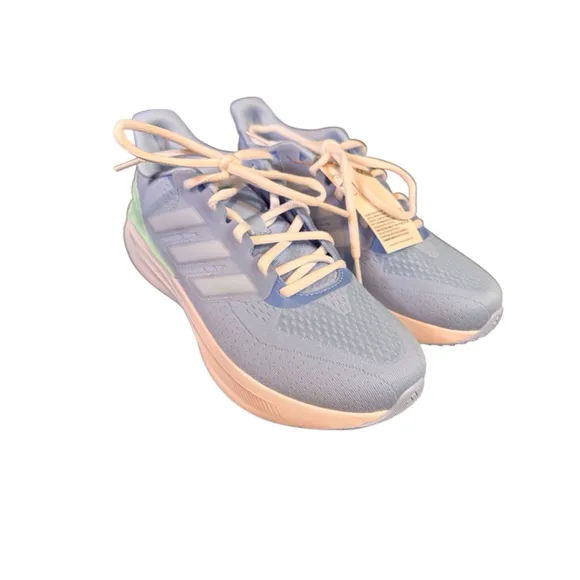 Kids Adidas UltraRun 5 J Running Shoes, Size 6, Light Blue