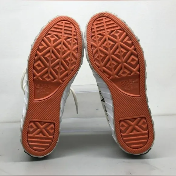 Kids Converse all stars glitter drip high top sneakers shoes 6