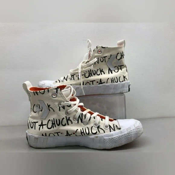 Kids Converse all stars glitter drip high top sneakers shoes 6
