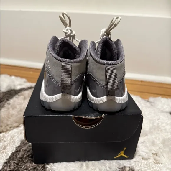 Kids Cool Grey Jordan Retro 11s