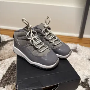 Kids Cool Grey Jordan Retro 11s