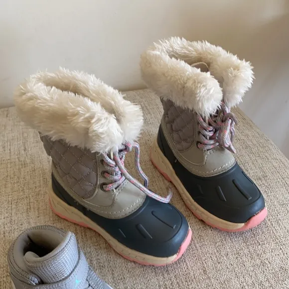Kids Jordan and boot shoe bundle