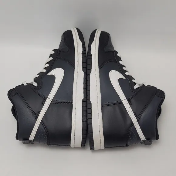 Kids Nike Dunk Venom Anthracite High Top Sneakers Black White DH9751-001 Size 4Y
