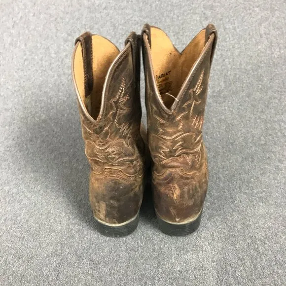 Kids/Youth Size 4 ARIAT 4LR 10001825 Brown Leather Upper Western Cowboy Boots