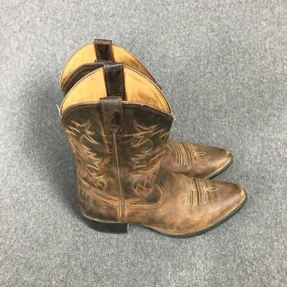 Kids/Youth Size 4 ARIAT 4LR 10001825 Brown Leather Upper Western Cowboy Boots