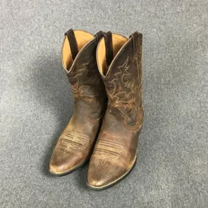 Kids/Youth Size 4 ARIAT 4LR 10001825 Brown Leather Upper Western Cowboy Boots