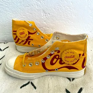 Kith x Coca Cola Converse 1970 All Star Yellow high-top sneakers Women’s8.5Mens6
