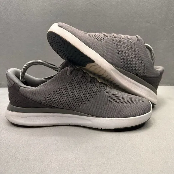 Kizik Lima Mens Size 10 (D) Shoes Gray Mesh Hands Free Slip On Comfort Sneakers